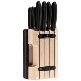 Набор кухонных ножей Victorinox Swiss Classic в деревянной подставке с овощечисткой фото