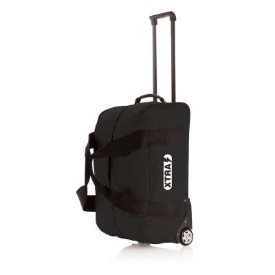 Дорожная сумка на колесах Basic, черный под нанесение логотипа