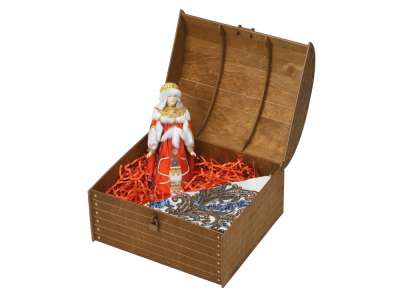 Подарочный набор Софья: кукла, платок под нанесение логотипа