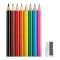 Набор Hobby с цветными карандашами и точилкой под нанесение логотипа