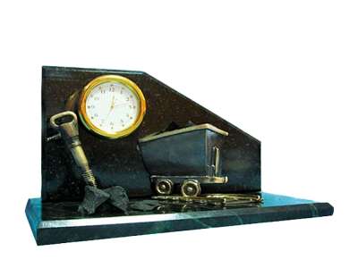 Настольный часы Угольный натюрморт под нанесение логотипа