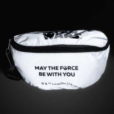 Поясная сумка May The Force Be With You из светоотражающей ткани под нанесение логотипа