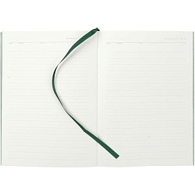 Ежедневник Flat Light, недатированный, зеленый с логотипом, рис. 3 — Ежедневники BIZGIFT