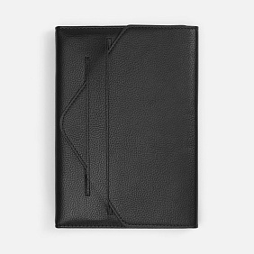 Ежедневник Extra, недатированный, черный с логотипом, рис. 1 — Ежедневники BIZGIFT