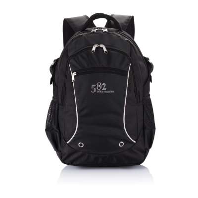 Рюкзак для ноутбука Denver, черный под нанесение логотипа