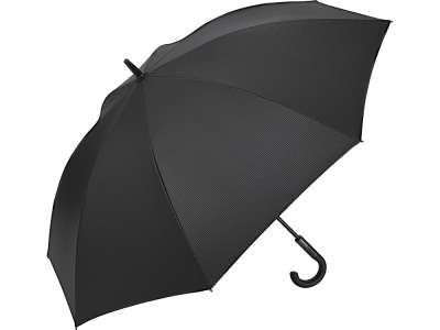 Зонт-трость Carbon с куполом из переработанного пластика под нанесение логотипа