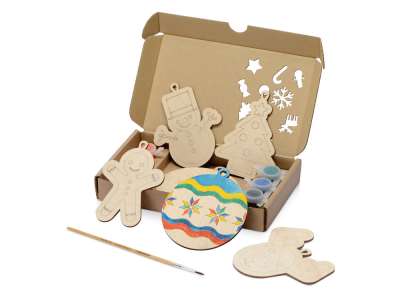 Подарочный набор для раскрашивания Christmas Toys под нанесение логотипа