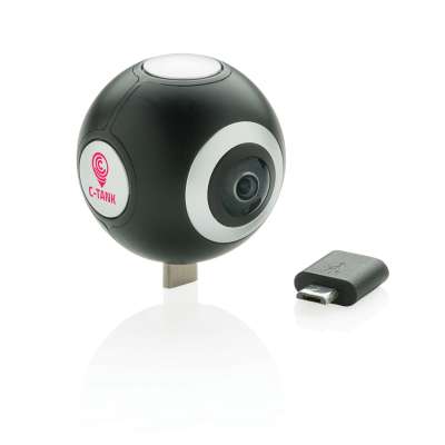 Двухобъективная камера 360 под нанесение логотипа