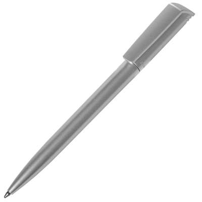 Ручка шариковая Flip Silver под нанесение логотипа