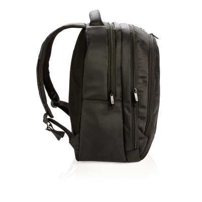 Рюкзак для ноутбука Swiss Peak, черный под нанесение логотипа
