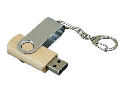 USB 2.0- флешка промо на 8 Гб с поворотным механизмом под нанесение логотипа