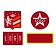 красный