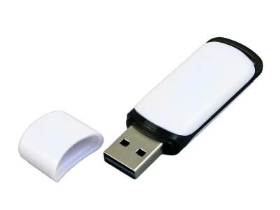 USB 3.0- флешка на 128 Гб с цветными вставками под нанесение логотипа