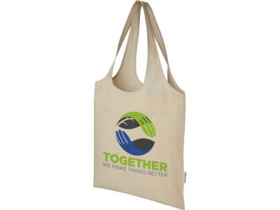 Эко-сумка Pheebs из переработанного хлопка под нанесение логотипа