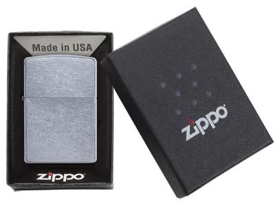 Зажигалка ZIPPO Classic с покрытием Street Chrome™ под нанесение логотипа