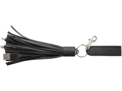 Тканевый кабель для зарядки Tassel 3-в-2 под нанесение логотипа