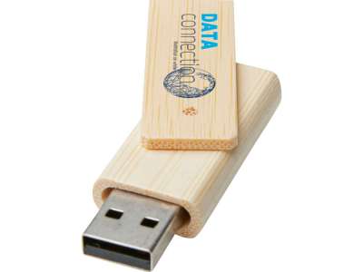 USB 2.0-флешка на 4ГБ Rotate из бамбука под нанесение логотипа