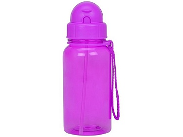 Бутылка для воды со складной соломинкой «Kidz» с логотипом, рис. 4 — Посуда BIZGIFT