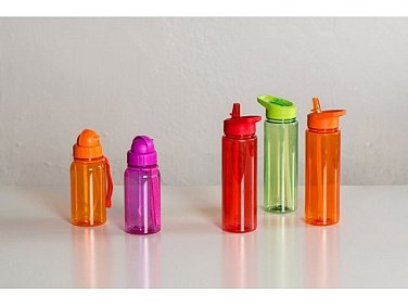 Бутылка для воды со складной соломинкой «Kidz» с логотипом, рис. 6 — Посуда BIZGIFT