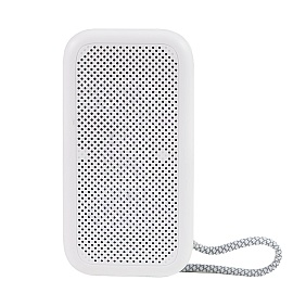 Колонка GRID 5 портативная, 5 Вт, серая с белым с логотипом, рис. 3 — Колонки BIZGIFT