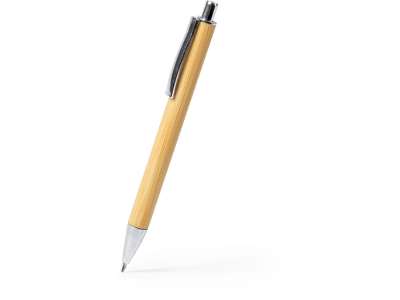 Ручка шариковая бамбуковая TUCUMA под нанесение логотипа