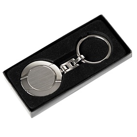 Брелок; 3,7х0,3 см; металл с логотипом, рис. 4 — Брелоки BIZGIFT