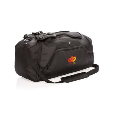 Спортивная сумка-рюкзак Swiss peak с защитой от считывания данных RFID под нанесение логотипа