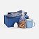 голубой