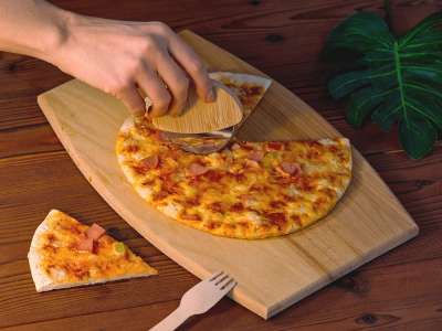 Нож для пиццы Bamboo collection под нанесение логотипа