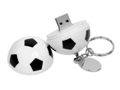 USB 2.0- флешка на 8 Гб в виде футбольного мяча под нанесение логотипа