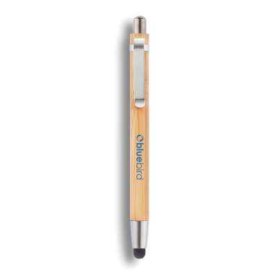 Ручка-стилус из бамбука под нанесение логотипа