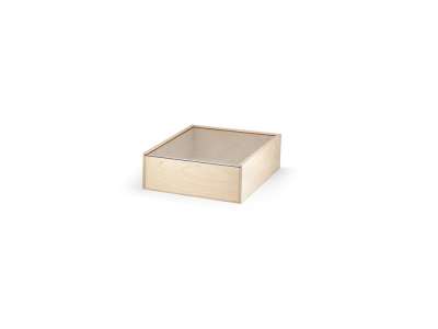 Деревянная коробка BOXIE CLEAR S под нанесение логотипа