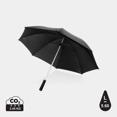 Ультралегкий зонт-трость Swiss Peak из rPET Aware™, 25" под нанесение логотипа