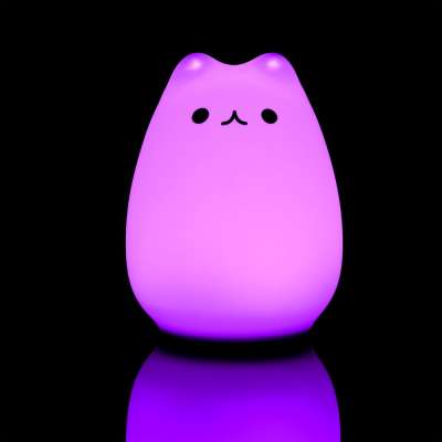Беспроводной силиконовый светильник Cosmic Cat под нанесение логотипа