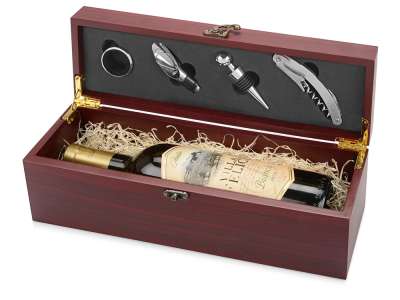 Подарочный набор для вина Венге под нанесение логотипа
