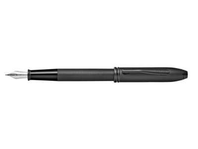 Ручка перьевая Townsend Black Micro Knurl под нанесение логотипа
