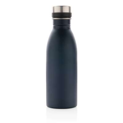 Бутылка для воды Deluxe из переработанной нержавеющей стали, 500 мл под нанесение логотипа