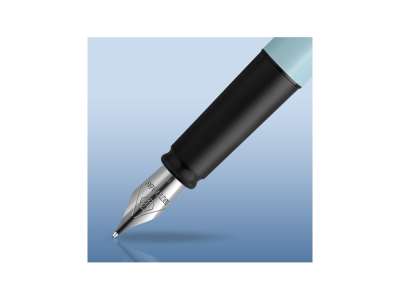 Ручка перьевая Allure Blue CT под нанесение логотипа