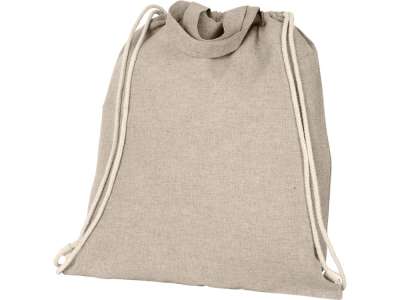 Сумка-рюкзак Pheebs из переработанного хлопка, 150 г/м² под нанесение логотипа