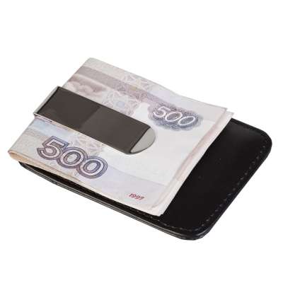 Футляр CashBack для пластиковой карты с зажимом для купюр под нанесение логотипа