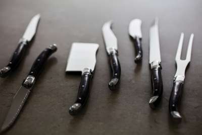 Набор для стейка VINGA Gigaro из вилки и ножа под нанесение логотипа