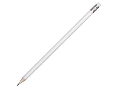 Шестигранный карандаш с ластиком Presto под нанесение логотипа