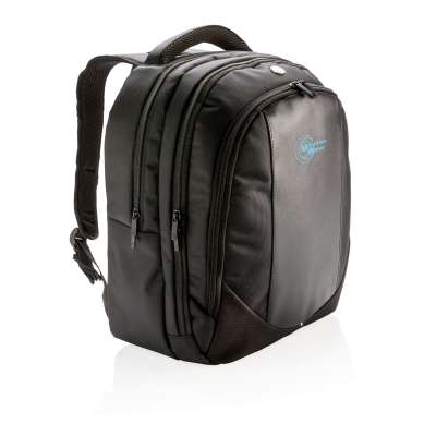 Рюкзак для ноутбука Swiss Peak, черный под нанесение логотипа