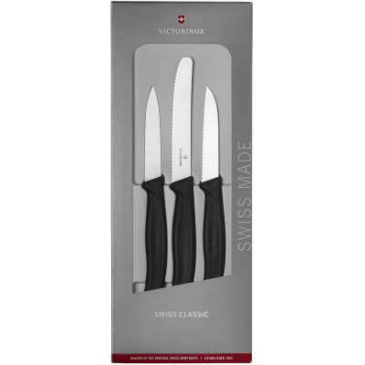Набор кухонных ножей Victorinox Swiss Classic Paring под нанесение логотипа