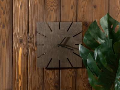 Часы деревянные Olafur под нанесение логотипа