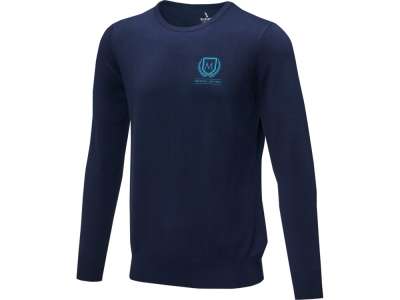Пуловер Merrit с круглым вырезом, мужской под нанесение логотипа