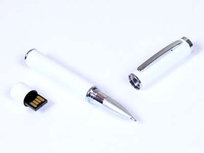 USB 2.0- флешка на 64 Гб в виде ручки с мини чипом под нанесение логотипа