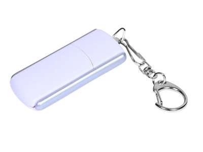 USB 2.0- флешка промо на 8 Гб с прямоугольной формы с выдвижным механизмом под нанесение логотипа