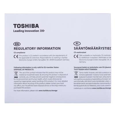 Внешний диск Toshiba Canvio под нанесение логотипа